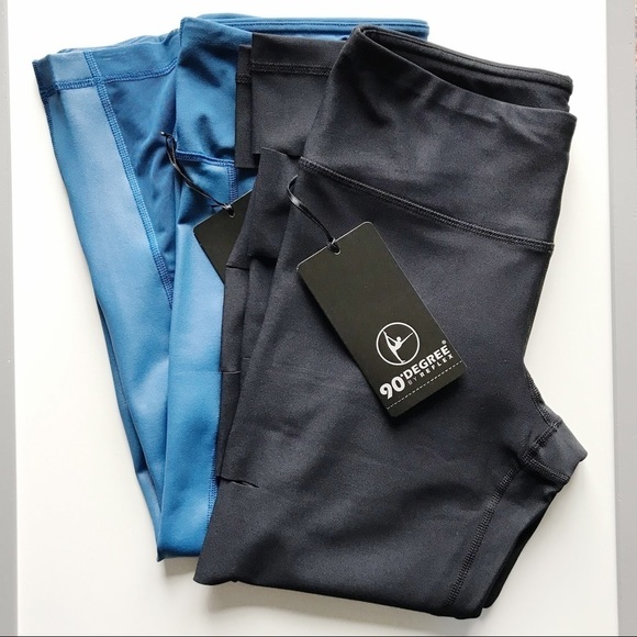 TWO PAIRS 90 Degree by Reflex Athletic Leggings M - Picture 12 of 12